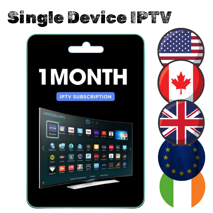 1-month IPTV subscription for 1 device
